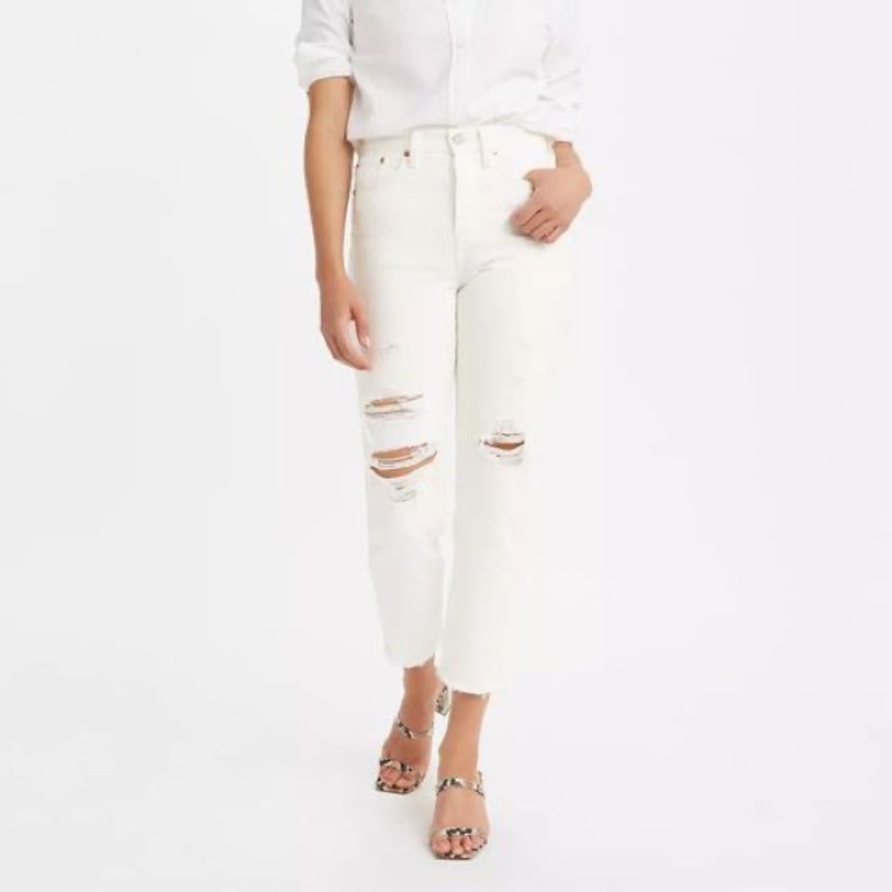 Levi’s Wedgie Jeans White Size 26